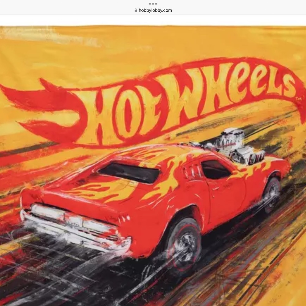 NWT  Tapestry Hot Wheels‎ Open Road Tapestry